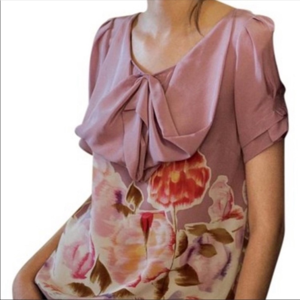 Anthropologie Odille Silk Blouse